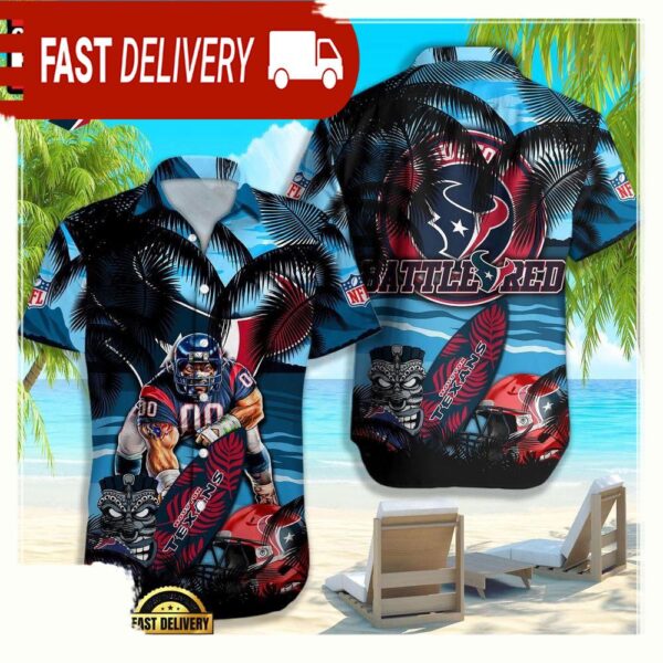 NFL Houston Texans Hawaiian Shirt For Men Women - available at - rugbyfanstore.com