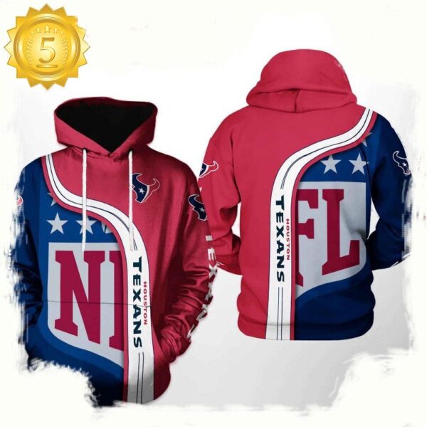 NFL Houston Texans Team 3D Printed Hoodie Shirt - available at - rugbyfanstore.com