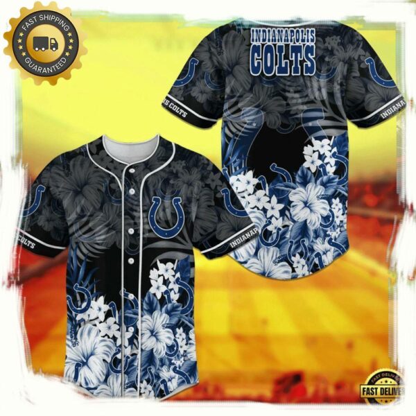 NFL Indianapolis Colts Blue New Design Baseball Jersey Shirt For Fans - available at - rugbyfanstore.com