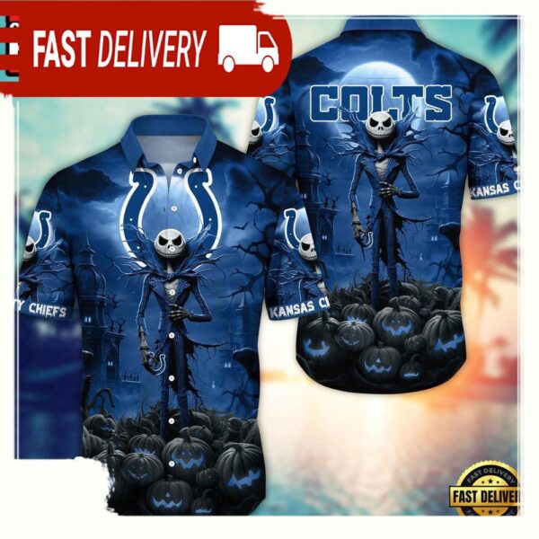 NFL Indianapolis Colts Hawaiian Shirt For Men Women - available at - rugbyfanstore.com