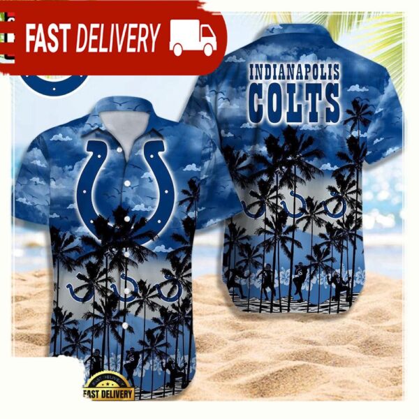 NFL Indianapolis Colts Retro Aloha Shirts For Men Women - available at - rugbyfanstore.com