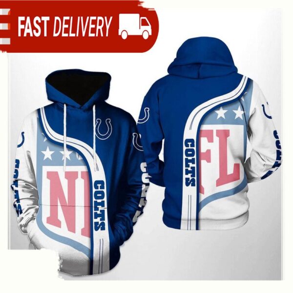 NFL Indianapolis Colts Team 3D Printed Hoodie Shirt - available at - rugbyfanstore.com