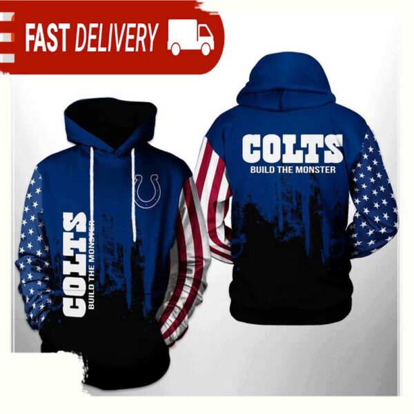 NFL Indianapolis Colts Team US 3D Printed Hoodie Shirt - available at - rugbyfanstore.com