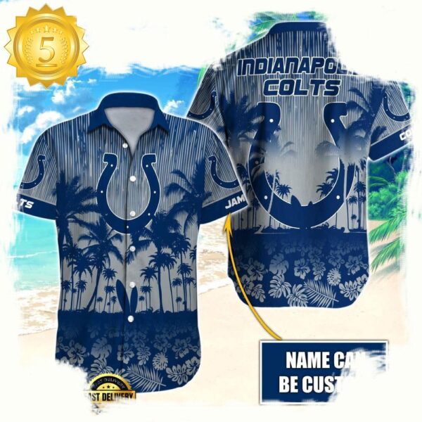 NFL Indianapolis Colts Vintage Style Custom Aloha Shirts For Men Women - available at - rugbyfanstore.com