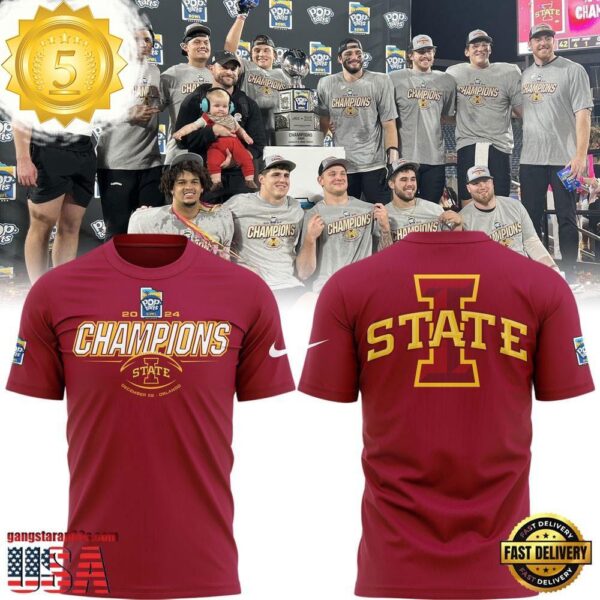 NFL Iowa State Football All Over Print T Shirt - available at - rugbyfanstore.com