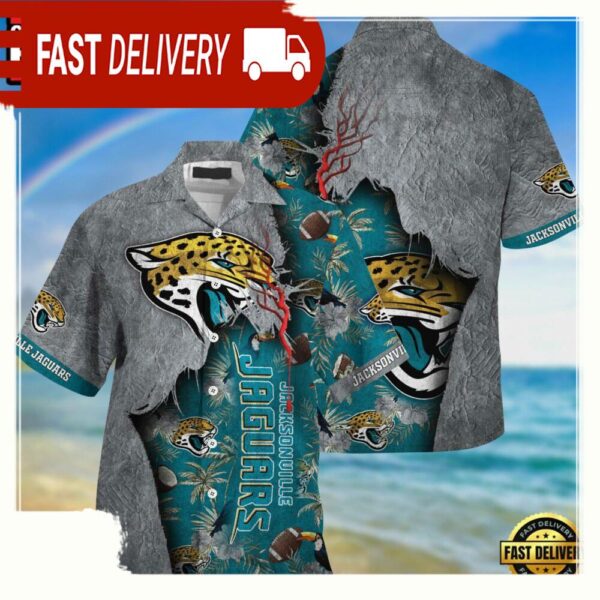 nfl jacksonville jaguars football Team Logo New Design hawaii shirt - available at - rugbyfanstore.com