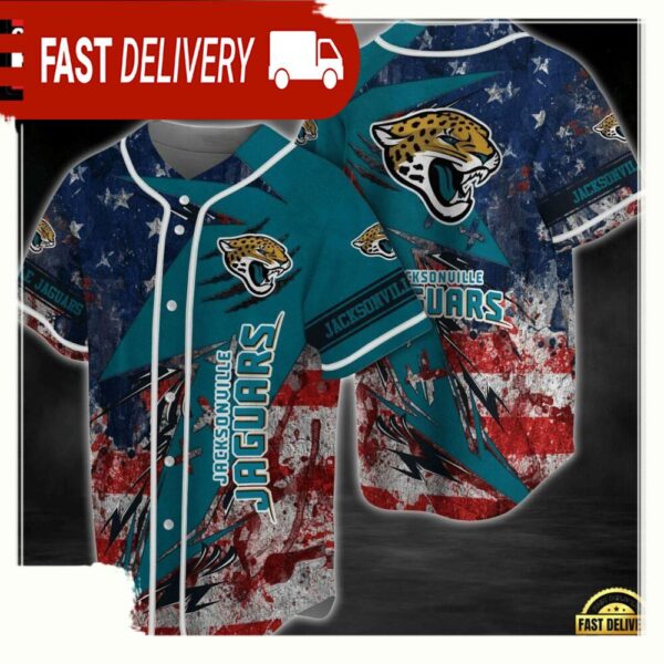 NFL Jacksonville Jaguars New Design Baseball Jersey Shirt For This Season - available at - rugbyfanstore.com