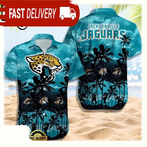 NFL Jacksonville Jaguars Retro Aloha Shirts For Men Women - available at - rugbyfanstore.com