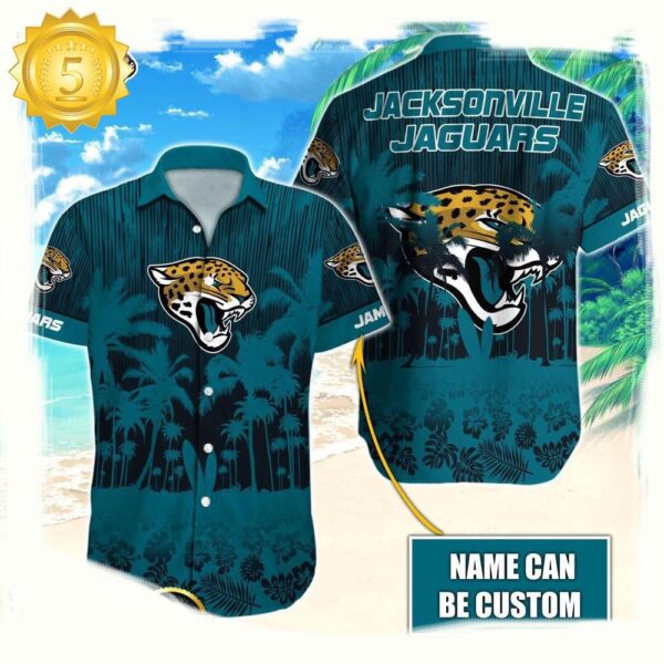 NFL Jacksonville Jaguars Vintage Style Custom Aloha Shirts For Men Women - available at - rugbyfanstore.com