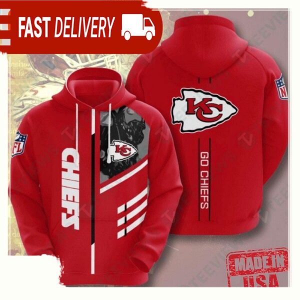 NFL Kansas City Chiefs All Over Print Graphic All Over Print Unisex Hoodie - available at - rugbyfanstore.com