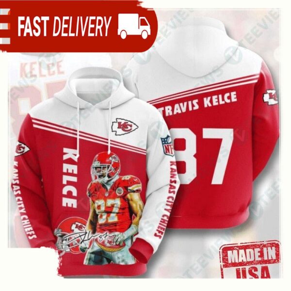 NFL Kansas City Chiefs All Over Print Unisex Hoodie - available at - rugbyfanstore.com