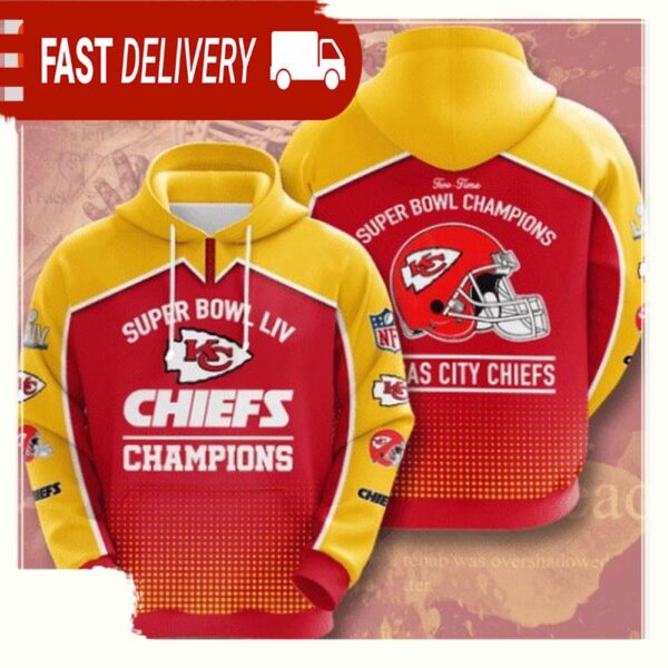 NFL Kansas City Chiefs All Over Print Unisex Hoodie For Men, Women - available at - rugbyfanstore.com