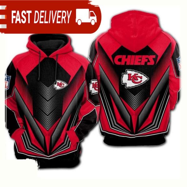 NFL Kansas City Chiefs Fullover Unisex Hoodie Newest Design All Over Print - available at - rugbyfanstore.com