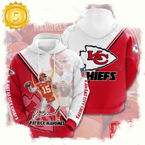 NFL Kansas City Chiefs Mens All Over Print Unisex Hoodies - available at - rugbyfanstore.com