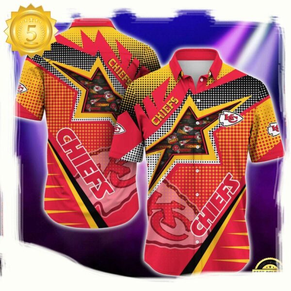 NFL Kansas City Chiefs Special Football Team New Design Hawaiian Shirt - available at - rugbyfanstore.com