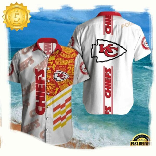 NFL Kansas City Chiefs Super Bowl Hawaiian Shirt - available at - rugbyfanstore.com