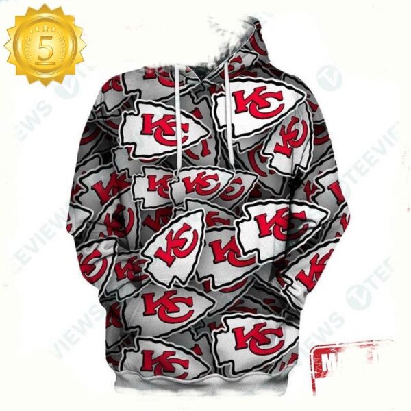 NFL Kansas City Chiefs White Arrowhead Barstool Sports Unisex Hoodie - available at - rugbyfanstore.com