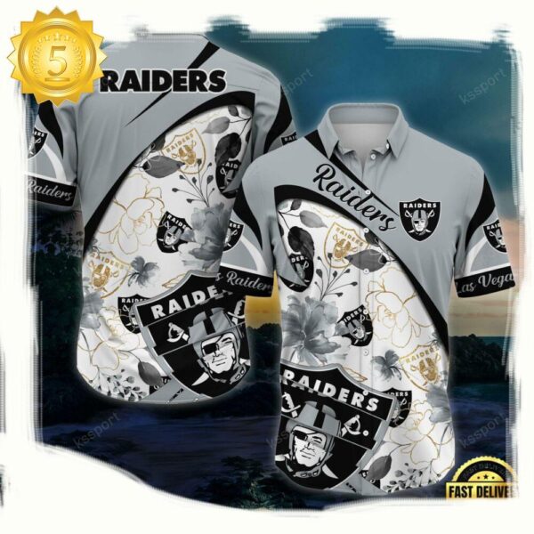 NFL Las Vegas Raiders New Arrivals Football Summer Hawaii Shirt - available at - rugbyfanstore.com