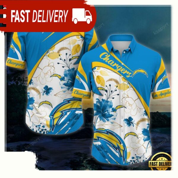 NFL Los Angeles Chargers New Arrivals Football Summer Hawaii Shirt - available at - rugbyfanstore.com