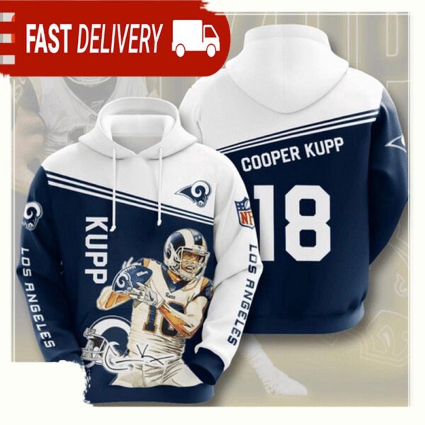 NFL Los Angeles Rams All Over Print Unisex Hoodie For Men Women - available at - rugbyfanstore.com