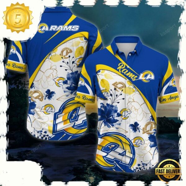 NFL Los Angeles Rams New Arrivals Football Summer Hawaii Shirt - available at - rugbyfanstore.com