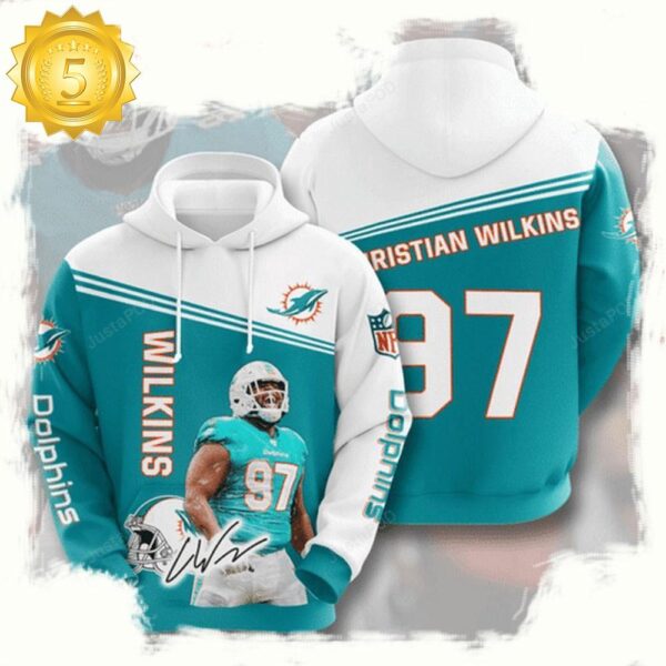 NFL Miami Dolphins All Over Print Unisex Hoodie For Men For Women - available at - rugbyfanstore.com