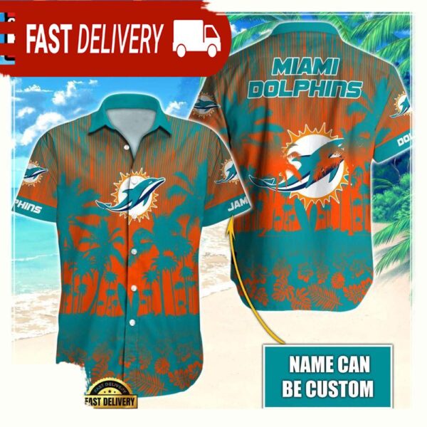 NFL Miami Dolphins Vintage Style Custom Aloha Shirts For Men Women - available at - rugbyfanstore.com