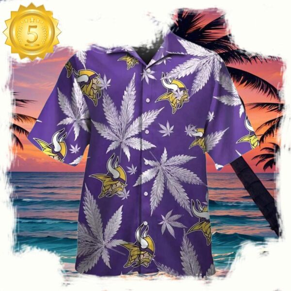 NFL Minnesota Vikings Hawaiian Shirt - available at - rugbyfanstore.com