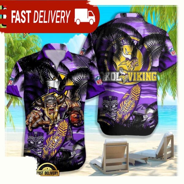 NFL Minnesota Vikings Hawaiian Shirt For Men Women - available at - rugbyfanstore.com