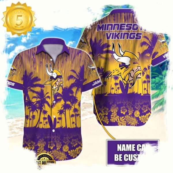 NFL Minnesota Vikings Vintage Style Custom Aloha Shirts For Men Women - available at - rugbyfanstore.com