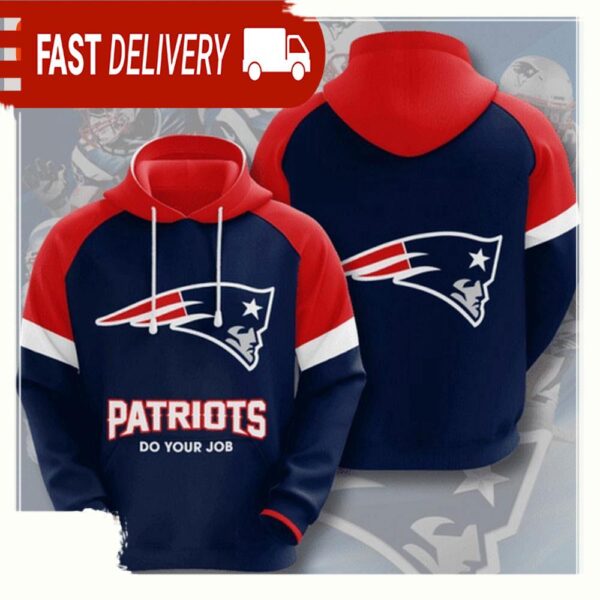 NFL New England Patriots All Over Print Unisex Hoodie - available at - rugbyfanstore.com