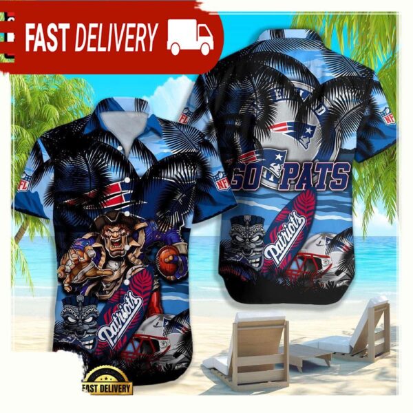 NFL New England Patriots Hawaiian Shirt For Men Women - available at - rugbyfanstore.com