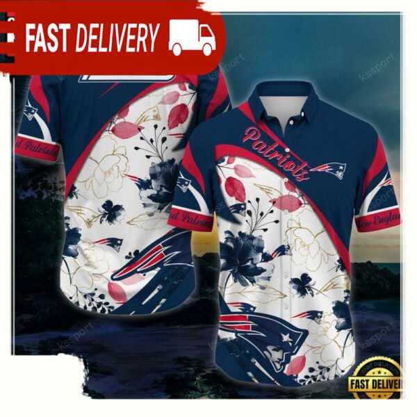 NFL New England Patriots New Arrivals Football Summer Hawaii Shirt - available at - rugbyfanstore.com