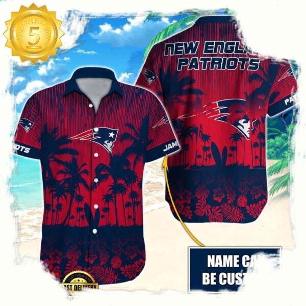 NFL New England Patriots Vintage Style Custom Aloha Shirts For Men Women - available at - rugbyfanstore.com