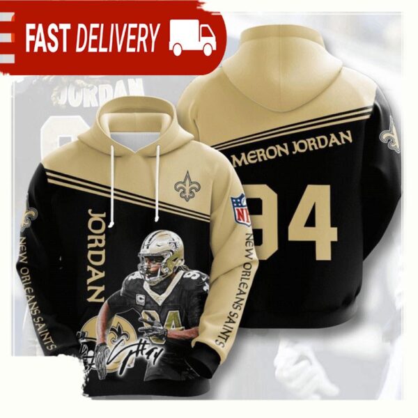 NFL New Orleans Saints All Over Print Unisex Hoodie For Men Women - available at - rugbyfanstore.com