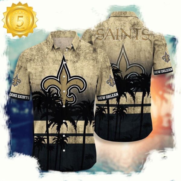 NFL New Orleans Saints Hawaiian Shirt - available at - rugbyfanstore.com