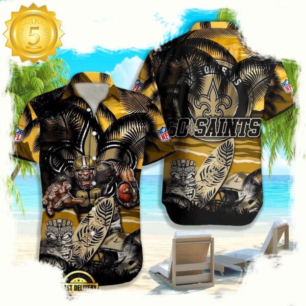 NFL New Orleans Saints Hawaiian Shirt For Men Women - available at - rugbyfanstore.com