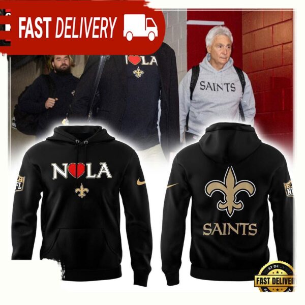 NFL New Orleans Saints Nola 2025 New Design 3D Hoodie - available at - rugbyfanstore.com