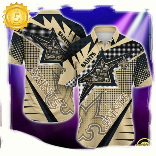 NFL New Orleans Saints Special Football Team New Design Hawaiian Shirt - available at - rugbyfanstore.com