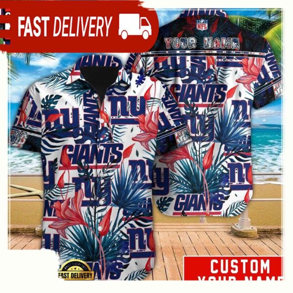 NFL New York Giants Custom Hawaiian Shirt For Men Women - available at - rugbyfanstore.com