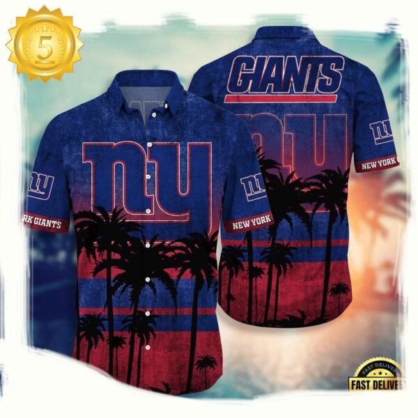 NFL New York Giants Hawaiian Shirt - available at - rugbyfanstore.com