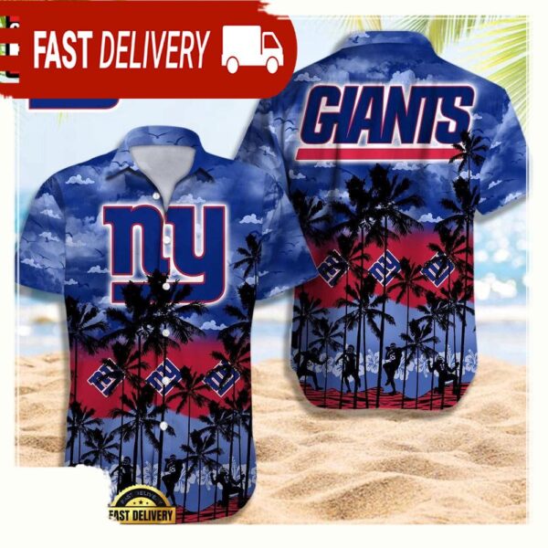 NFL New York Giants Retro Aloha Shirts For Men Women - available at - rugbyfanstore.com