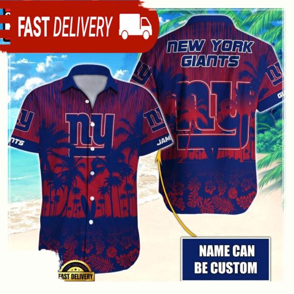 NFL New York Giants Vintage Style Custom Aloha Shirts For Men Women - available at - rugbyfanstore.com