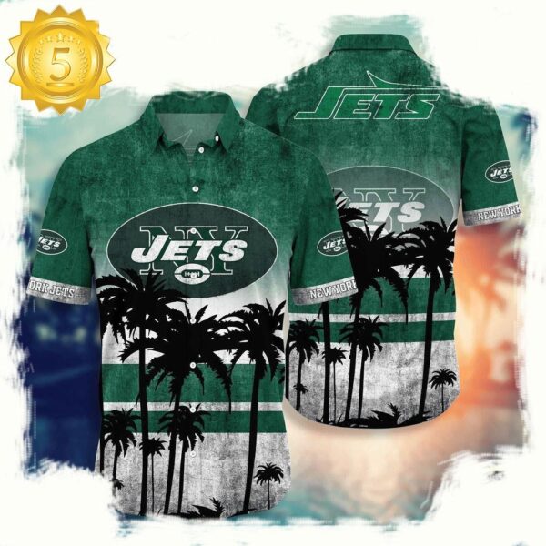 NFL New York Jets Hawaiian Shirt - available at - rugbyfanstore.com