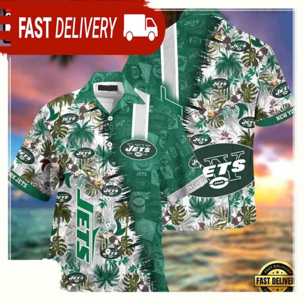 NFL New York Jets Summer Beach Hawaiian Shirt For Men Women - available at - rugbyfanstore.com