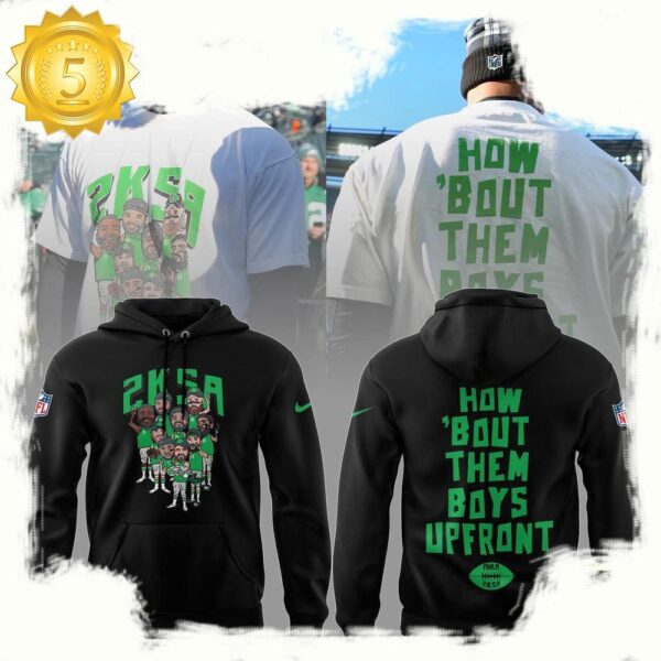 NFL Philadelphia Eagles 2025 2K Sa The Boys Upfront New Design 3D Hoodie - available at - rugbyfanstore.com