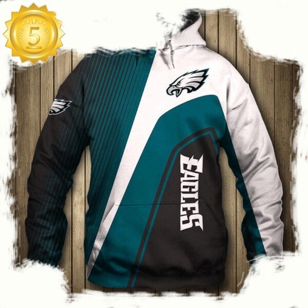 NFL Philadelphia Eagles All Over Print All Over Print Unisex Hoodie Shirt - available at - rugbyfanstore.com