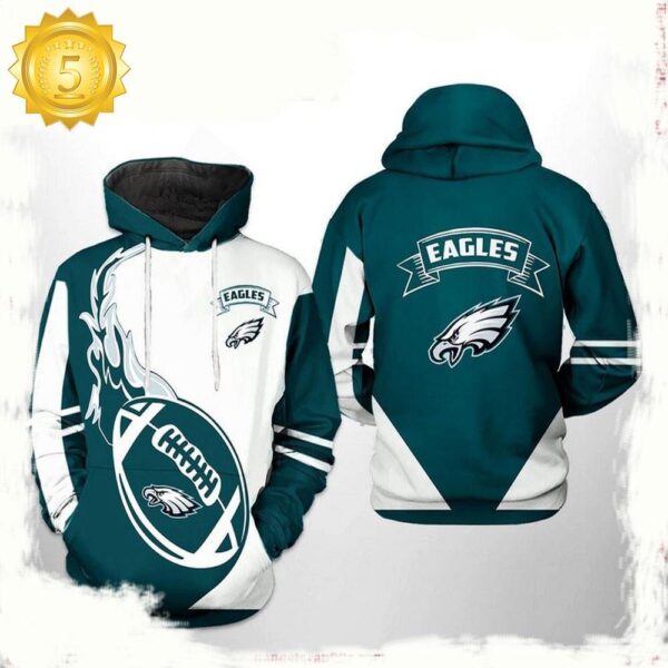 NFL Philadelphia Eagles Classic All Over Print Unisex Hoodie - available at - rugbyfanstore.com