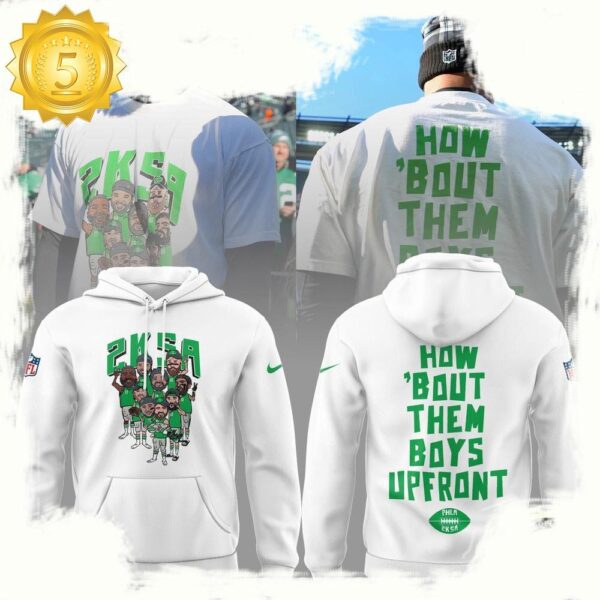 NFL Philadelphia Eagles Football 2025 2K Sa The Boys Upfront New Design 3D Hoodie - available at - rugbyfanstore.com