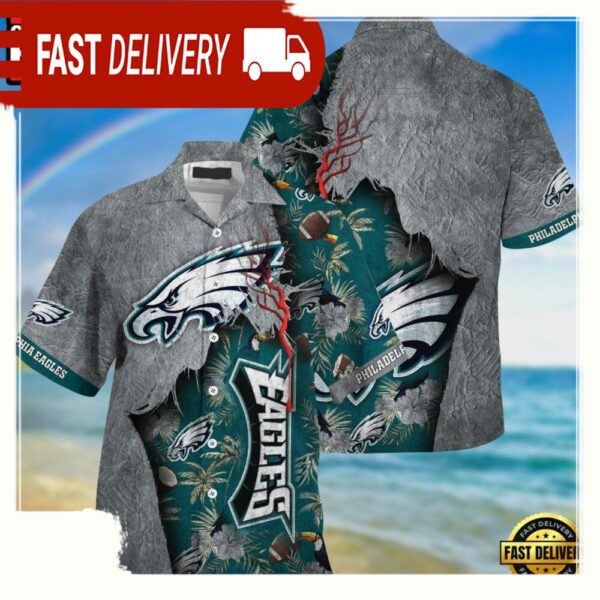 nfl philadelphia eagles football Team Logo New Design hawaii shirt - available at - rugbyfanstore.com